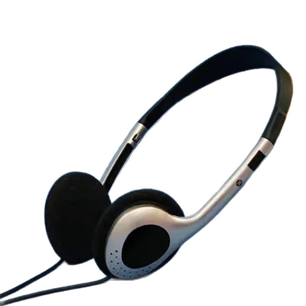 

Y2k ABS Earphones Metal Universal Wired Earphones Retractable Vintage Head Mounted Headphones MP3 Player
