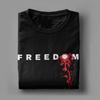 Herren Freiheit Gerechtigkeit für Charlie Kirk T-Shirts Menschenrechte Baumwoll-Tops Lässig Kurzarm O-Ausschnitt T-Shirt Bedrucktes T-Shirt