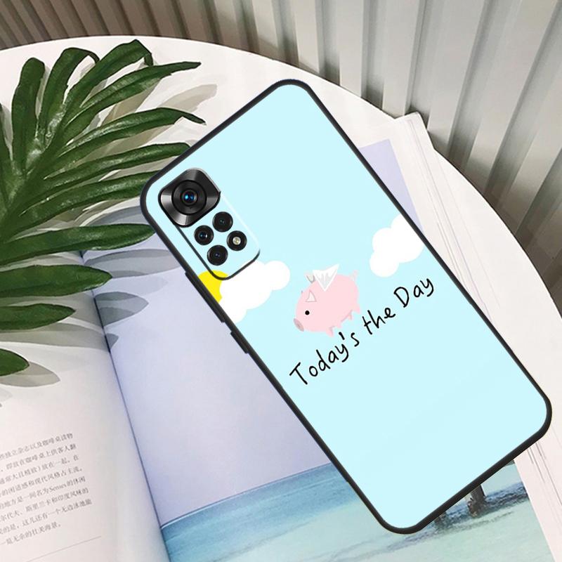 Cute Pink Pig Funda For Xiaomi Redmi Note 14 10 11 12 13 15 Pro Plus Case For Redmi 15 15C 14C 12C 10C 13C