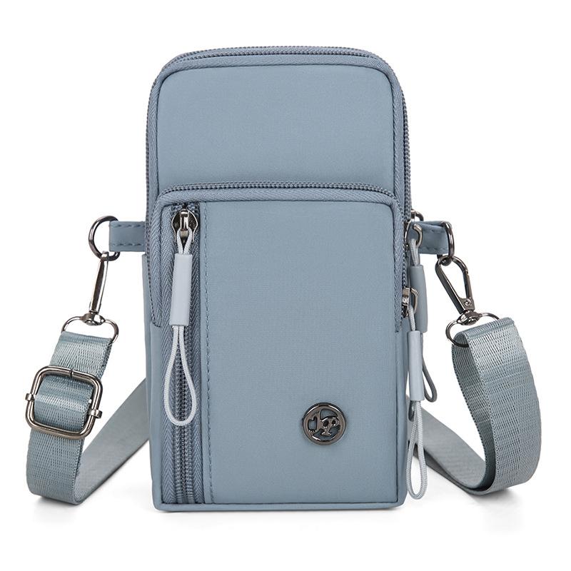 New Women Mobile Phone Bag Nylon Cell Phone Bag Coin Purse Strap Shoulder Bag Small Crossbody Purses for Women Wallet Travel