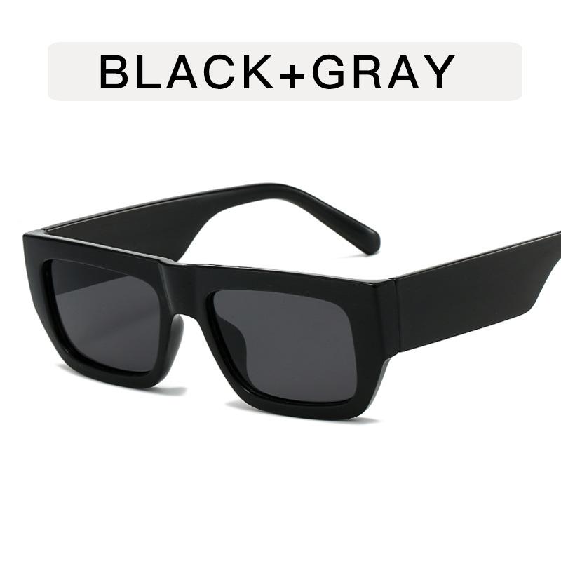 Retro Square Sunglasses Fashion Small Frames Men Women Shades Rectangle Vintage Yellow Leopard Sun Glasses Steampunk Eyeglasses