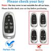 For Hyundai Key fob Cover Fit for 7 Buttons     Hyundai Sonata Santa fe Tucson TPU Key Fob Case Protector