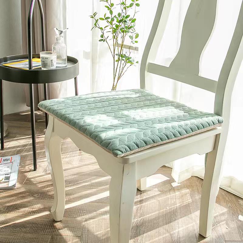 Nordic Japanese Style Non-Slip Thick Cotton Chair Cushion for Dining or Office