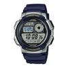 10-Year Battery Quartz Men's Automatic Watch, Resin (Model: AE1000W-2AV) Blue