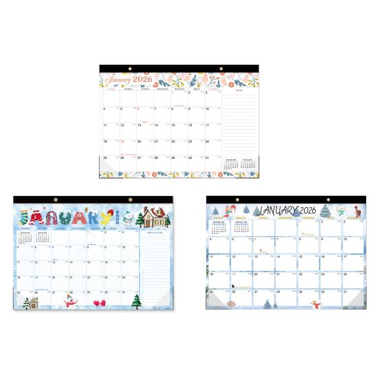 2026-2027 Wall Calendar Jan.2025 - Jun.2026 18 Monthly Planner 12" X 17" Wall Hanging Calendar with Hanging Hook And Julian Dates for Organizing