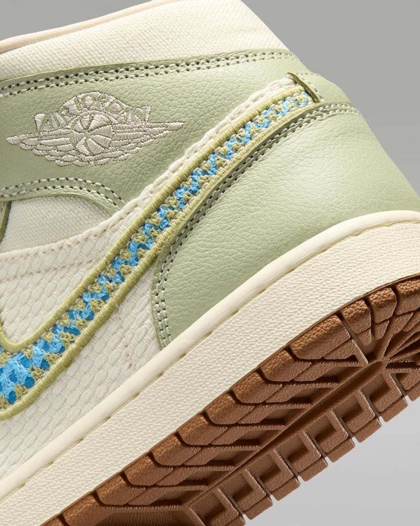 II0570-302 Nike Women's Air Jordan 1 Woven Olive Aura (Women's)