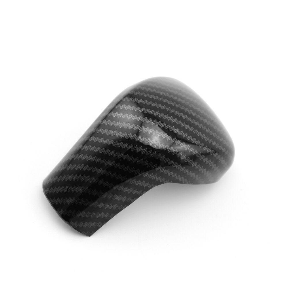 Carbon Fiber Style Interior Gear Shift Knob Cover Trim For Toyota Camry 2018-19