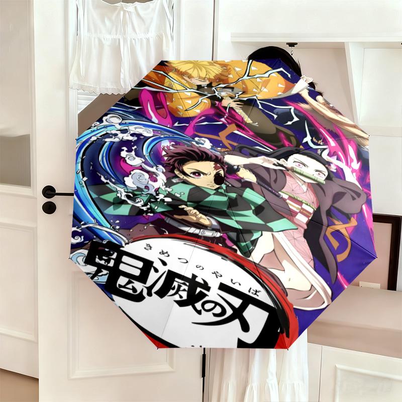 Japanese-style Cartoon Demon Slayer Kamado Tanjiro & Kamado Nezuko Umbrella Including Home Travel and Outdoor Activities Multi Functional Umbrella 32