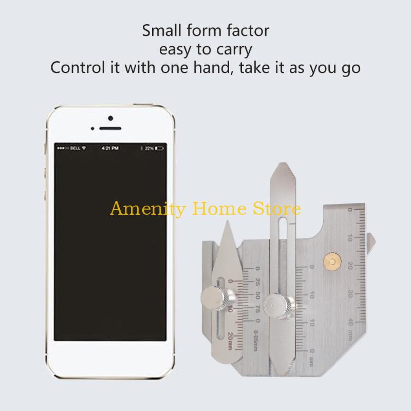

F26C Welding Gauge Weld Bead Height Welding Seam for Gap Ruler Gage Metric Weld Inspe China Mainland