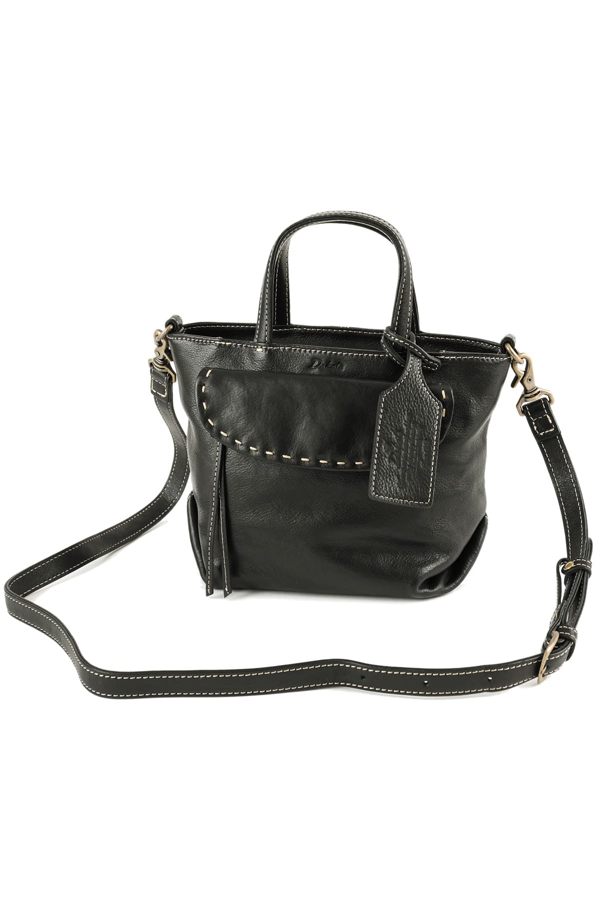 

Shoulder bag 2WAY genuine leather black [Dakota] DA-1033668-10 чорний