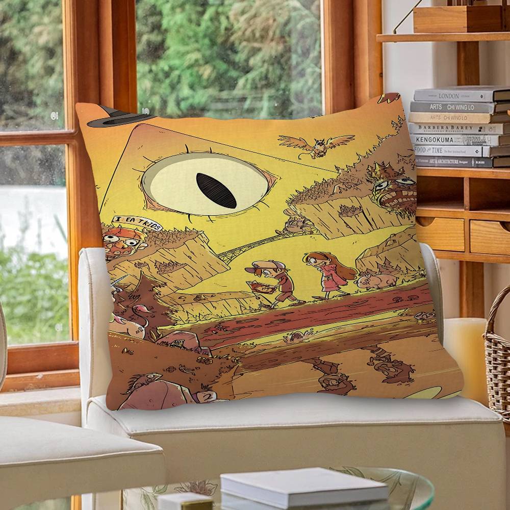 Классическая наволочка G-Gravity F-Falls Декоративная подушка Диван Домашний декор чехол наволочки 12x12Inch