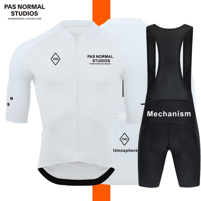 Conjunto de Maillot de Ciclismo para Hombre Transpirable de Secado Rápido Seda de Leche Manga Corta para Montaña