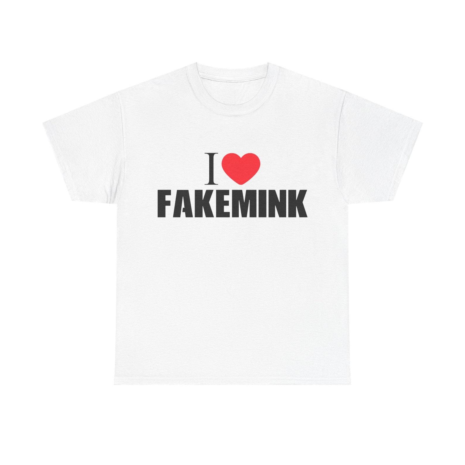 I Love Fakemink Shirt | Fakemink Merch | Undergroud Rapper Fakemink S