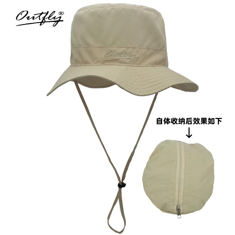 Camping Foldable Wallet Bucket Hat Quick Drying Light Outdoor Hat Sun Protection Sun Hat Mountaineering Fishing Hat Men