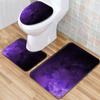 Star Bathroom Floor Mat Toilet Three-Piece Set