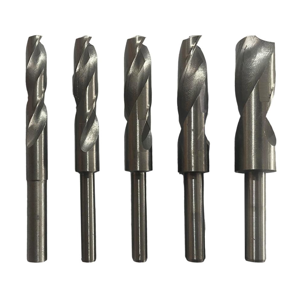 5PCS HSS Round Shank Drill Bits 135mm Length for For Metal Wood and Plastic Engineered for Enhanced Durability