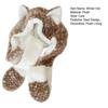 Winter Hat with Ear Flap Scarf Cartoon Deer Design Ear Protection Hat Skiing Camping Travel Headwear
