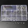 240pcs Convenient Set of Screws Allen Head Screws set Hex Socket Head Screws Grub Screw Set nternal Hex Drive Cup-Point