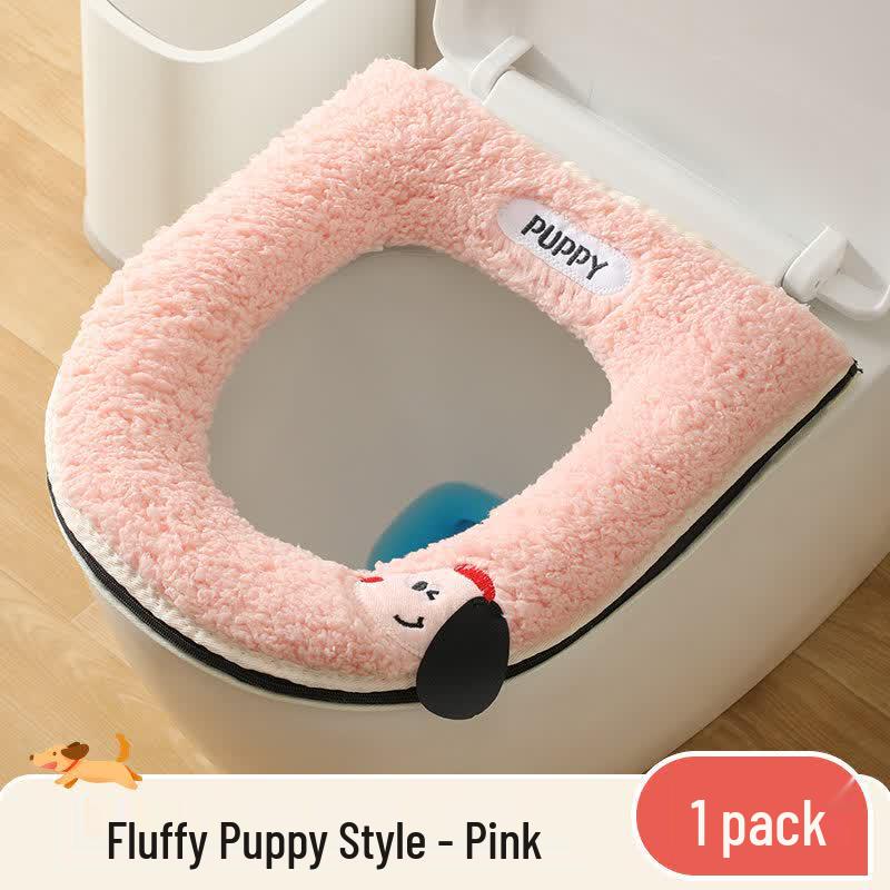 LIEI Plush Waterproof Toilet Seat Cushion