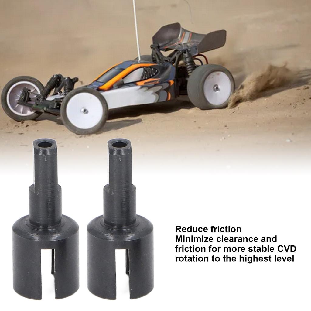 2pcs Differential Output Cup Professional Wear Resistance Reduce Friction Metal Diff Outdrive Cup for Tamiya TT02 1/10 RC Car
