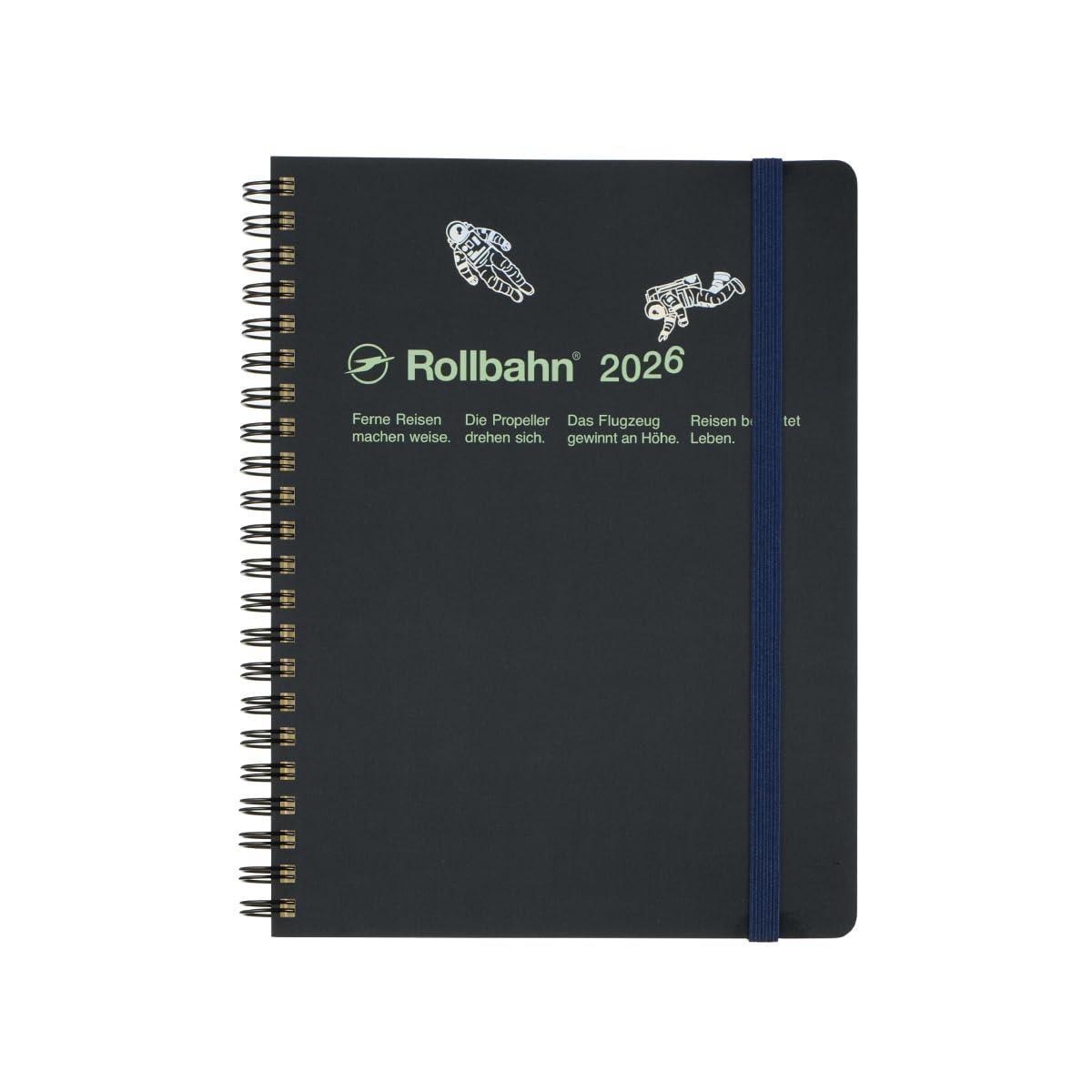 

[Планер Delfonics издание 2026 / Начало с октября 2025] Ежедневник Rollbahn Graffiti A5 Месячный планер (черный)