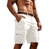 Herren Cargo-Shorts Lockerer Schnitt Mehrere Taschen Sommer-Shorts Lässige Arbeits-Shorts mit verstellbarem Bund für Outdoor-Aktivitäten