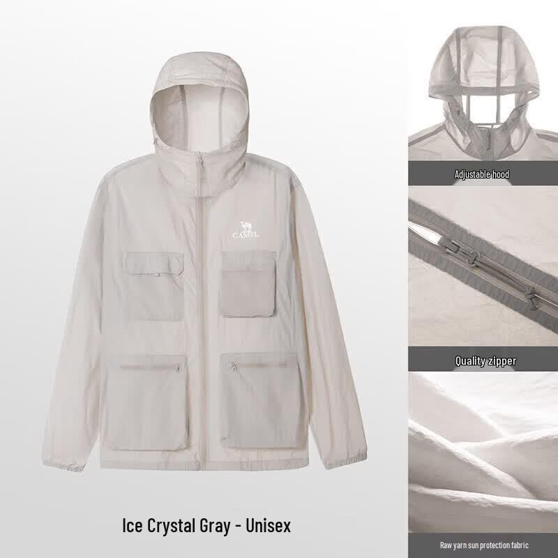 Camel Unisex UPF 50+ Sun Protection Hoodie A34BAEO054