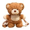 Cartoon Bear Bag Plush Toy Doll Teddy Bear Doll Girl Backpack Messenger Bag Soothing Rag Doll