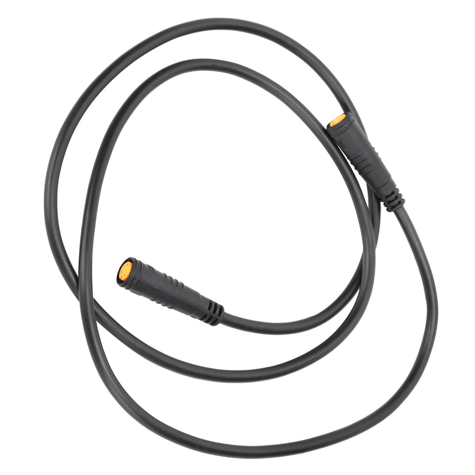 

87cm 34.3in Waterproof 3pin Connector Conversion Adapter Cable Accessory for Electric Bicycle Female-Female