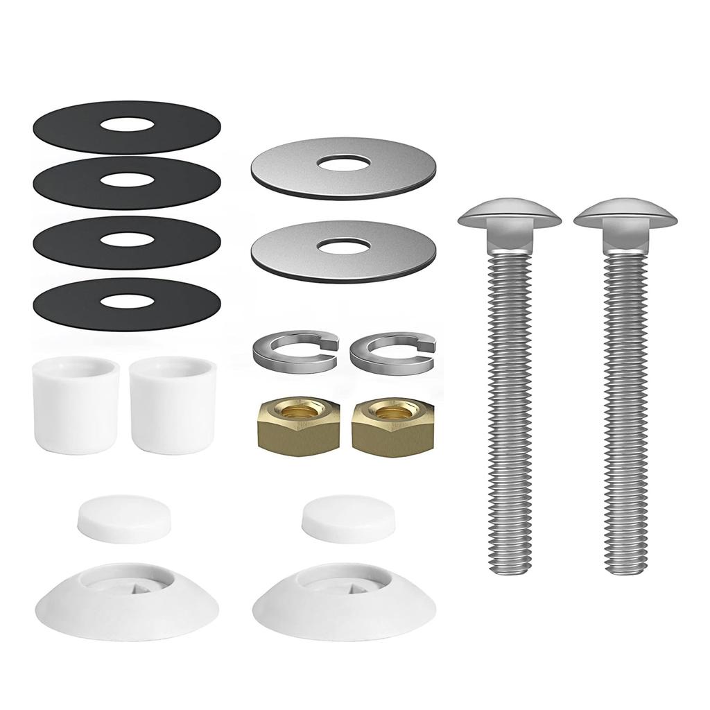 Steel Pool Diving Board Mounting Replacement for Two Hole Diving Boards Easy Installation with Screws&Washers