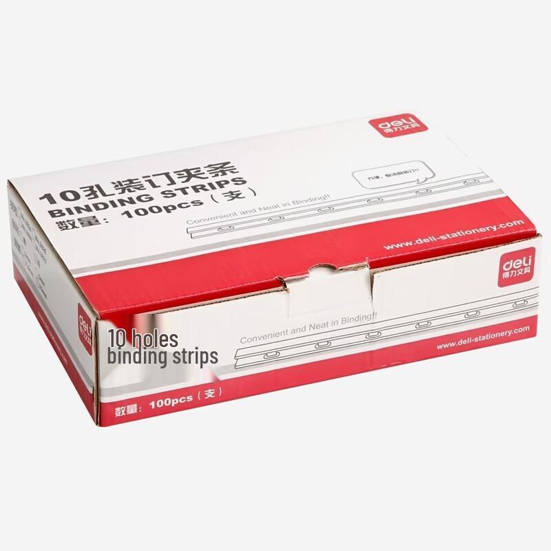 Deli 10-Hole Plastic Binding Combs