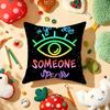 CColdplays Music Band Cushion Cover Plush Fabric Soft DoubleSided Printed Sofa Warm Winter Home Gift Pillow Cover