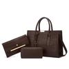 Fashion Crocodile Pattern 3-Piece Handbag Set
