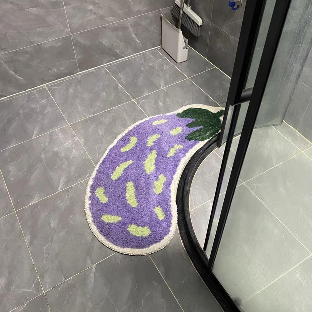 Thicken Fruit Bath Mats Soft Banana Floor Carpets Luxury Fruit Doormat  Shower