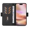 For iPhone 16 Plus Case Rhombus Grid Leather Wallet Phone Cover