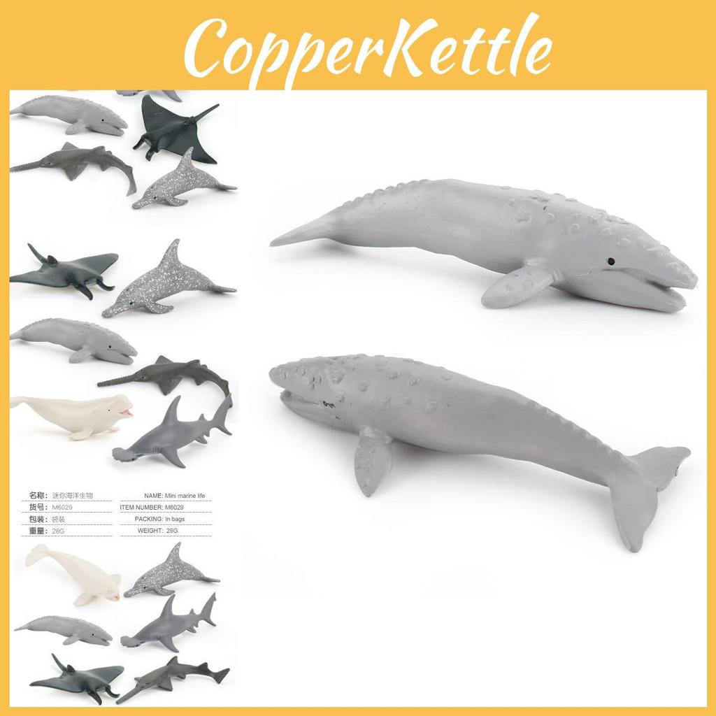 Pvc Ocean Life Dolphin Devil Fish Beluga Shark Realistic Model Collectible Display Figurine