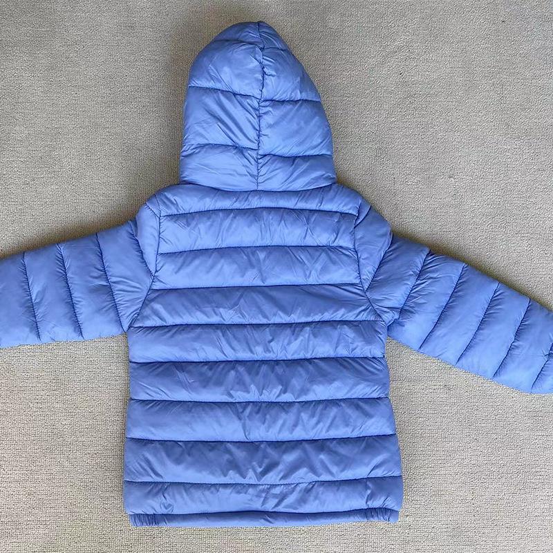 2026 Lightweight Children's Hooded Down Jacket - Boys & Girls Cotton Outerwear