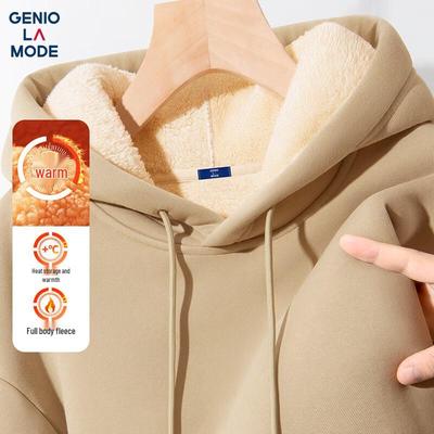 GENIOLAMODE Men's Fleece Lined Hoodie