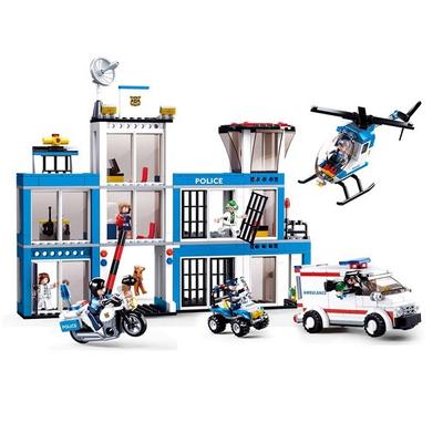 Sluban Police Headquarters Toy LEGO LEGO Block, Mixed Color