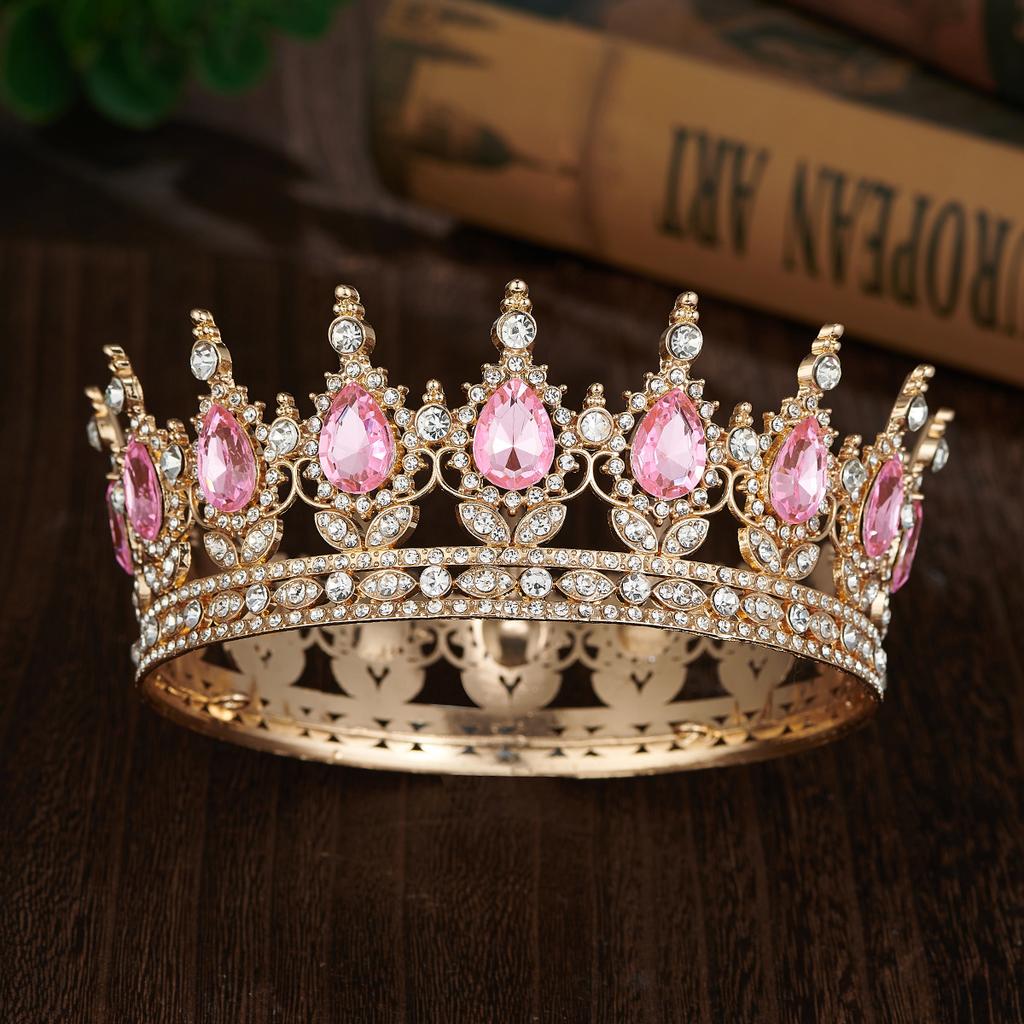 Bridal Headpiece Round Crown Vintage Selection Beauty Crown Wedding Season