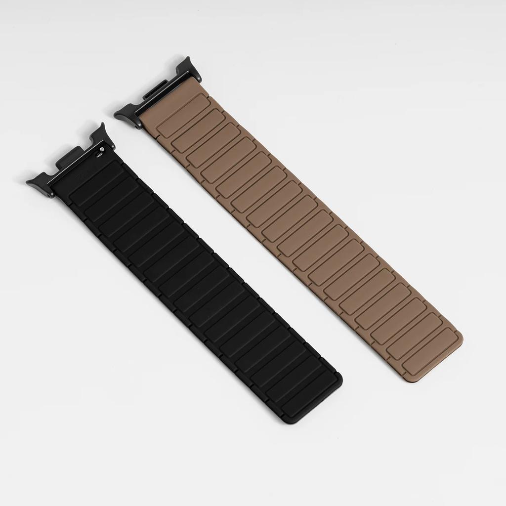 Magnetiskt loop-armband utan mellanrum för Samsung Galaxy Watch 8/8Classic Ultra 2 Silikonarmband för Samsung Galaxy Ultra 47mm Klockarmband