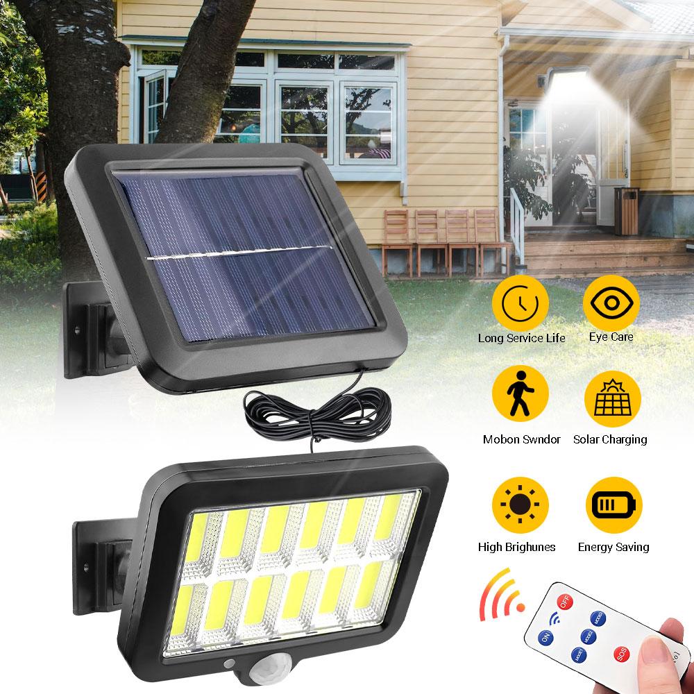 

LED Solar Street Light Super Bright Motion Sensor LED Garden Wall Lamp Security Flood Lamp Outdoor IP65 Waterproof Wall Light