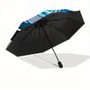 Pokeball, Sea Turtle Automatic Cute Umbrella - Foldable with 8 Iron Ribs, Portable for Outdoor, Gift, Outdoor Umbrell, Playful Accessory, Du