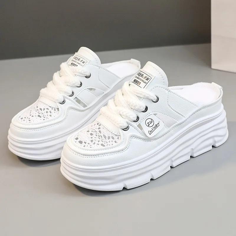 

Breathable Women s Shoes Summer Women Sandals Hollow Thick Bottom Casual Shoes Fashion Women Slippers 33EU/CN34