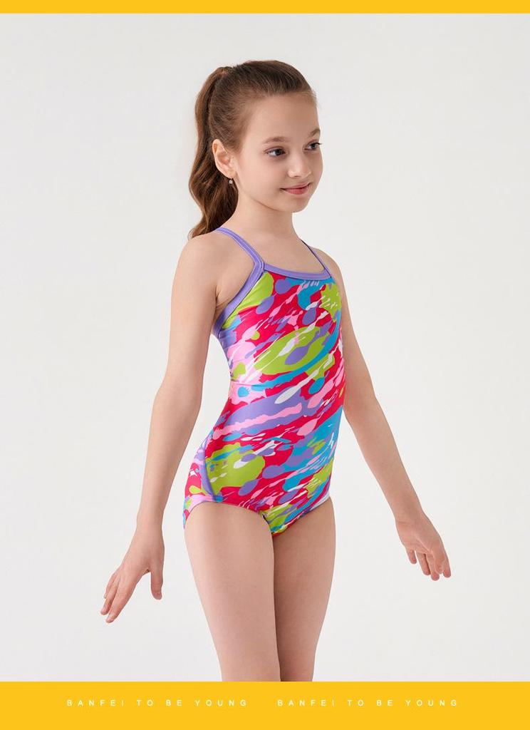 Anti-Chlorine One-Piece Swimsuit for Teenage Girls - Perfect for Swim Training