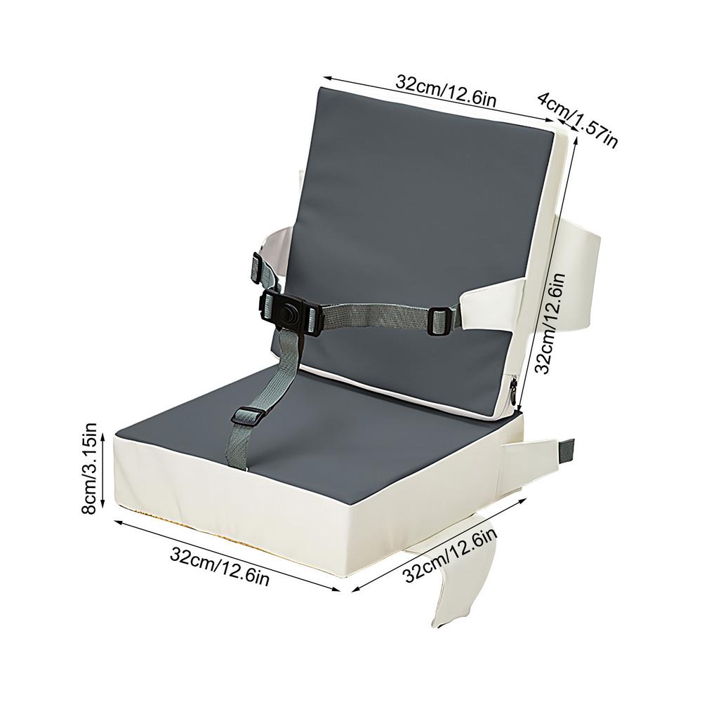 Toddler Booster Seat For Dining Table Waterproof Booster Feeding Seat Non-Slip Portable Booster Seat Cushion With Backrest And
