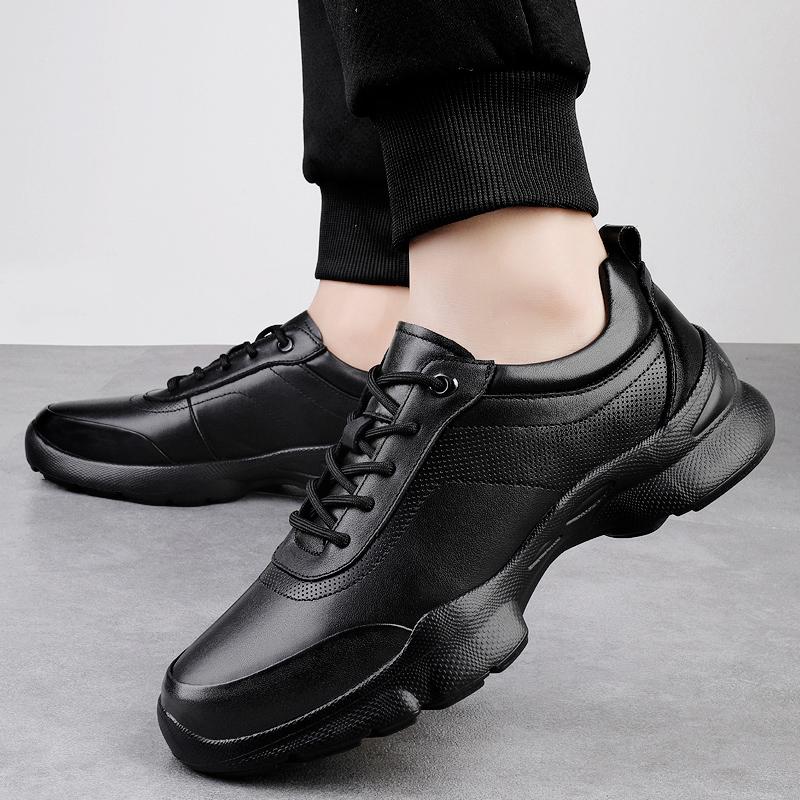 Fashion Non Slip Outdoor Casual Shoes Man Classic New Flats Handmade Male Leisure Walk Sneakers Genuine Leather Men's Casual Trainers
