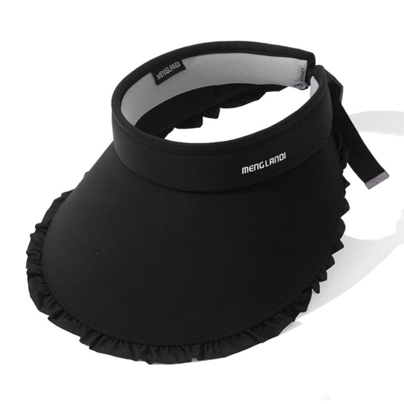 

Light weight Quick Drying Hat Sports Sun Protecting Visors Hat Breathable Hat for Vacation Travel чорний