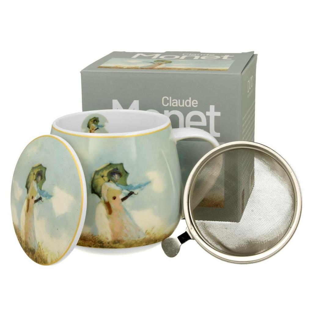 Barrel Mug With Infuser Monet Woman