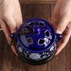 Black Base Double Ear Cloisonne Ceramic Incense Burner/Thermoregulation TimingEssential Oil Incense Powder Indoor Incense Burner